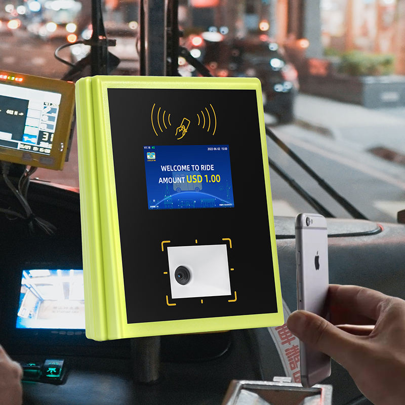 Bus pos terminal with qr code scanner and NFC